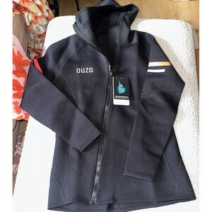 Ouzo black waterproof zip up